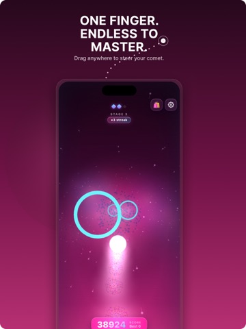 Nebula Glide: Space Arcade iPad screenshot
