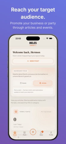 BELES Mobile iPhone screenshot