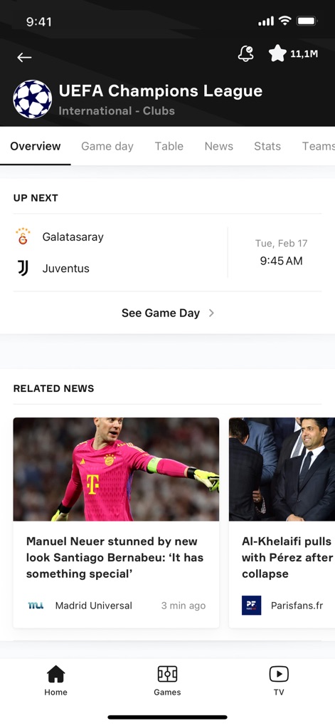 OneFootball: All Soccer Scores - Elite Competition Data