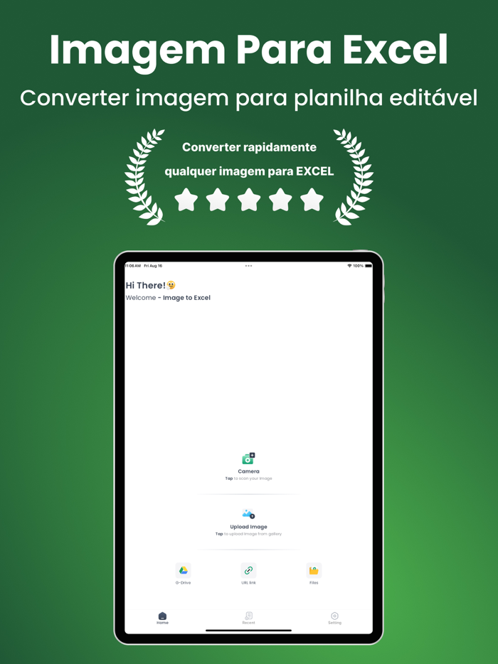 Converter Imagem para Excel