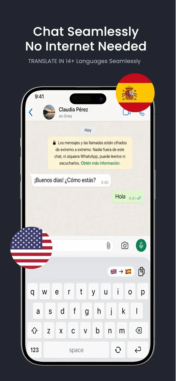 Screenshot #2 pour Bkey : Translate Keyboard