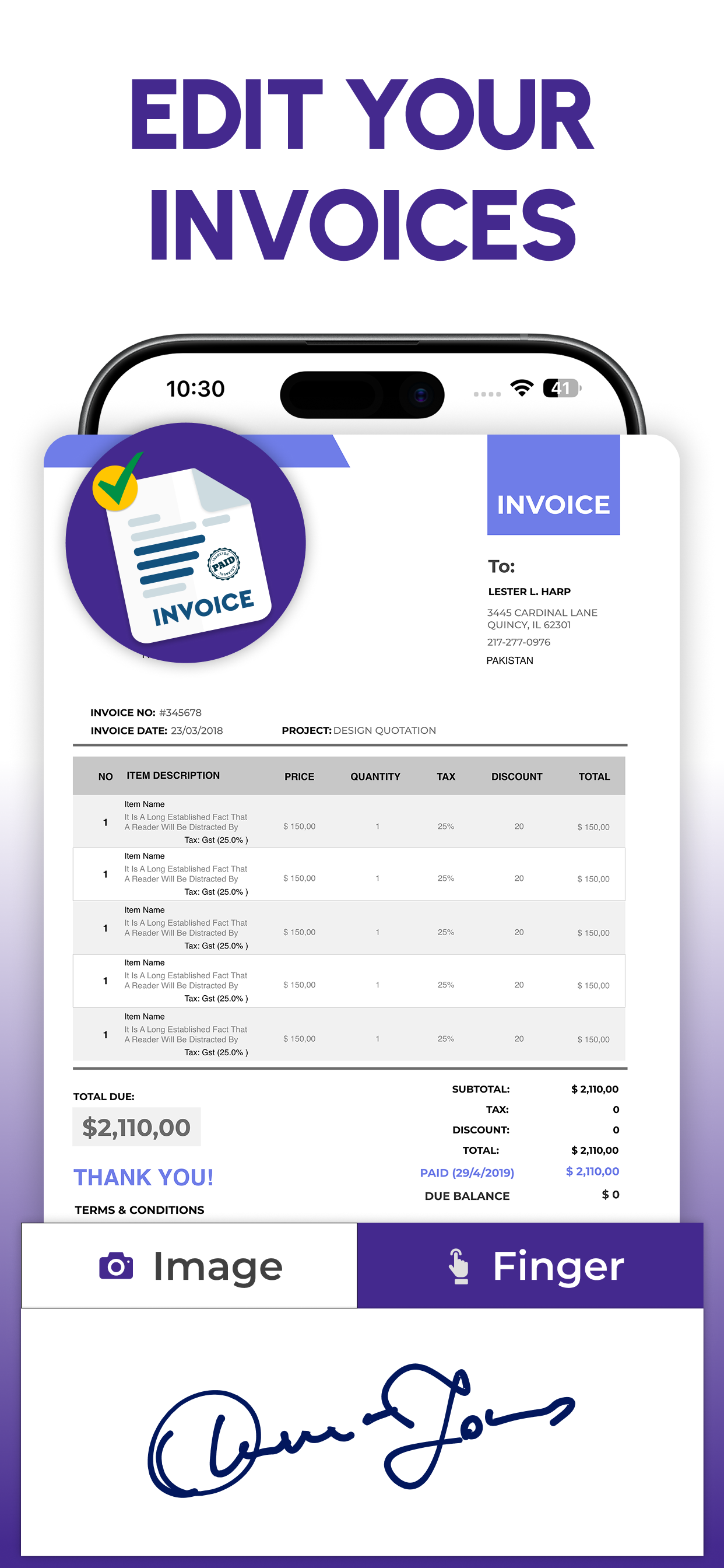 Invoice Maker: Simple Invoice
