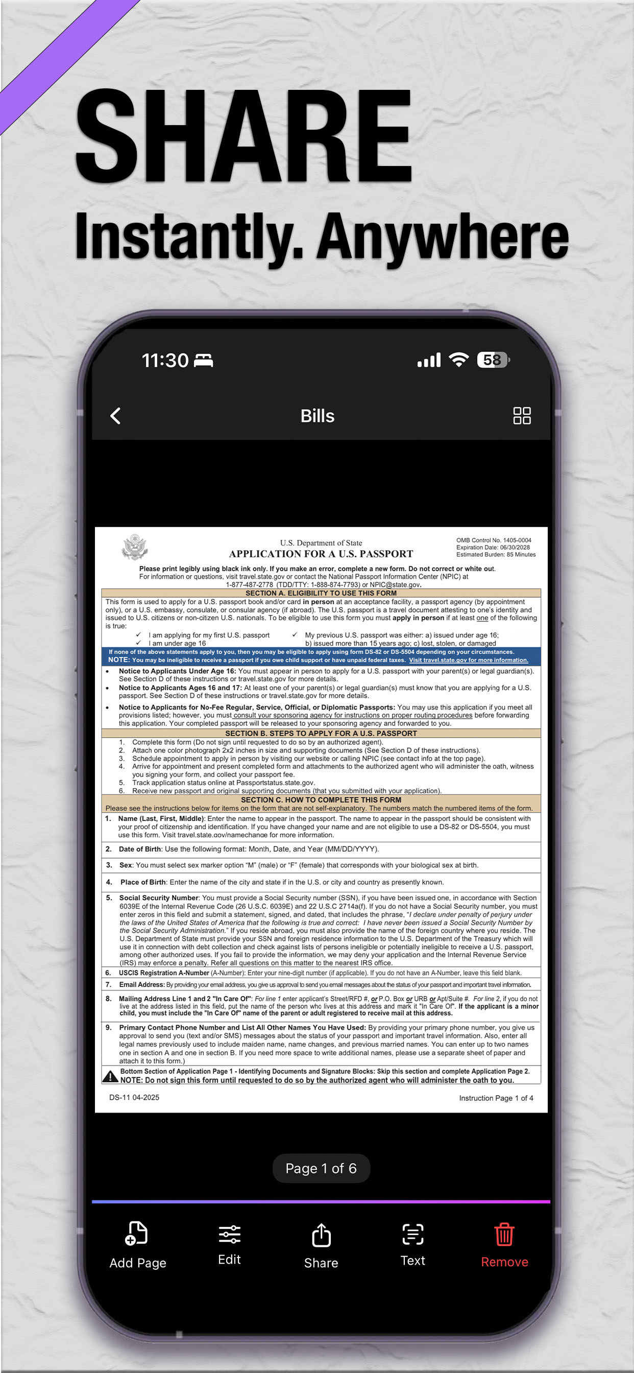 PDF Scanner: Scan, Sign & Edit screenshot 5
