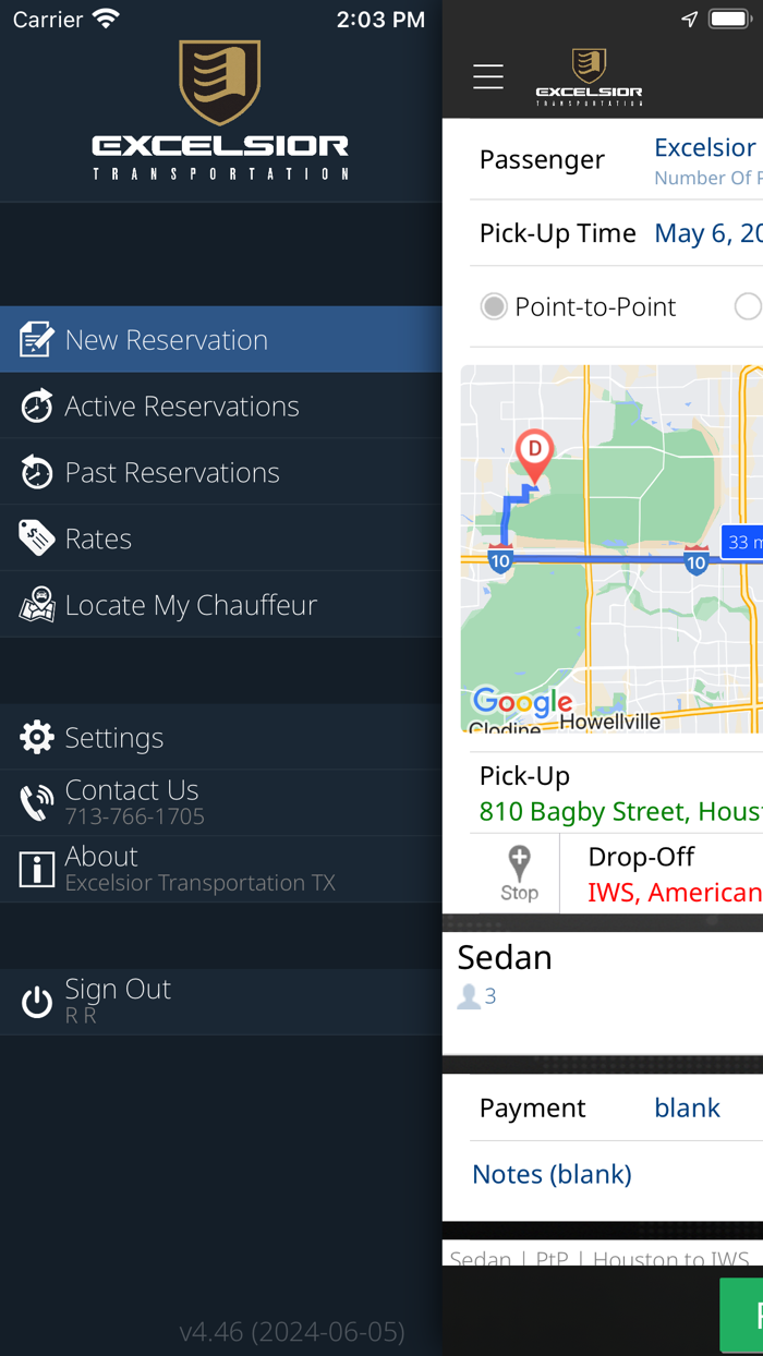 EXCELSIOR TRANSPORTATION
