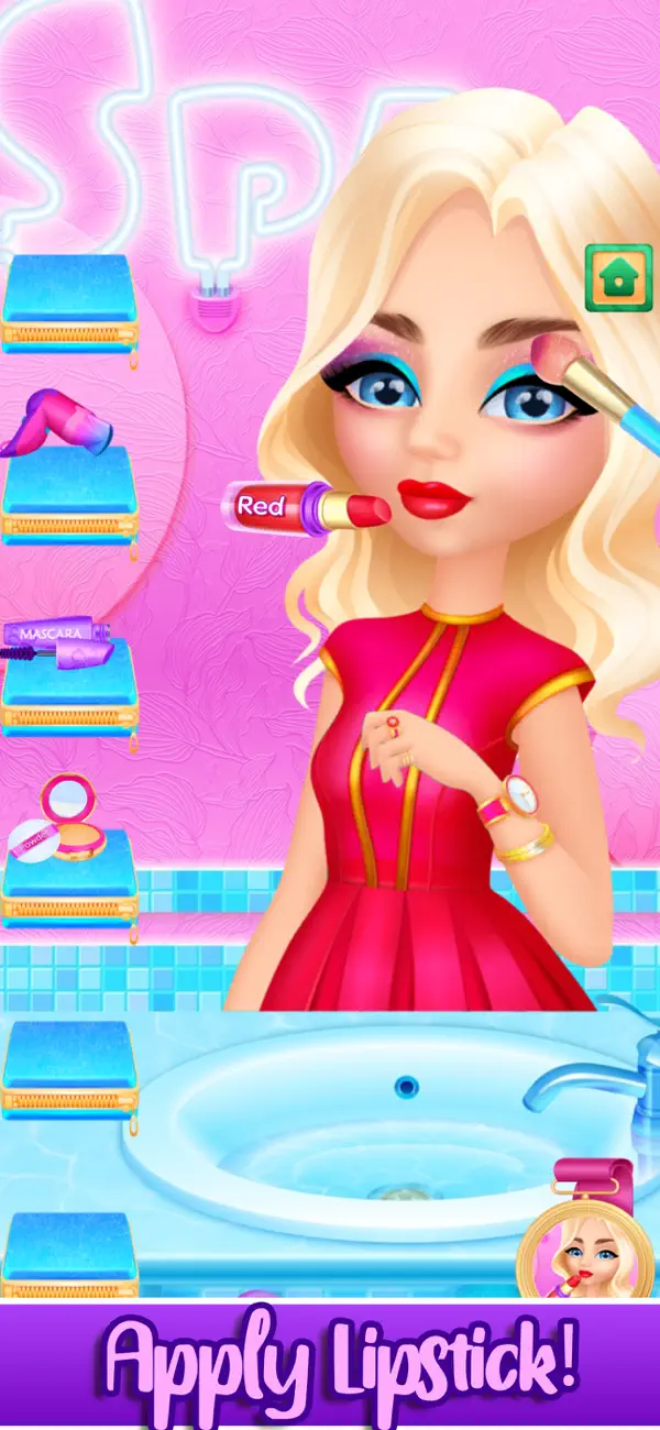 Screenshot #3 pour Girls High School Makeup Salon