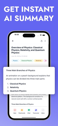 ThunderNotes: AI Note Taker Screenshot 4 of 6