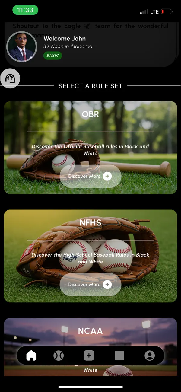 Screenshot #2 pour Baseball Rules