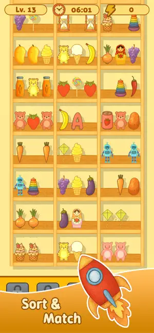 Goods Puzzle: First Sort 3D screenshot 1