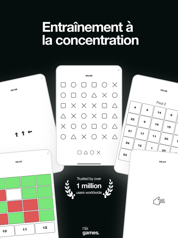 Screenshot #4 pour Entraînement Concentration