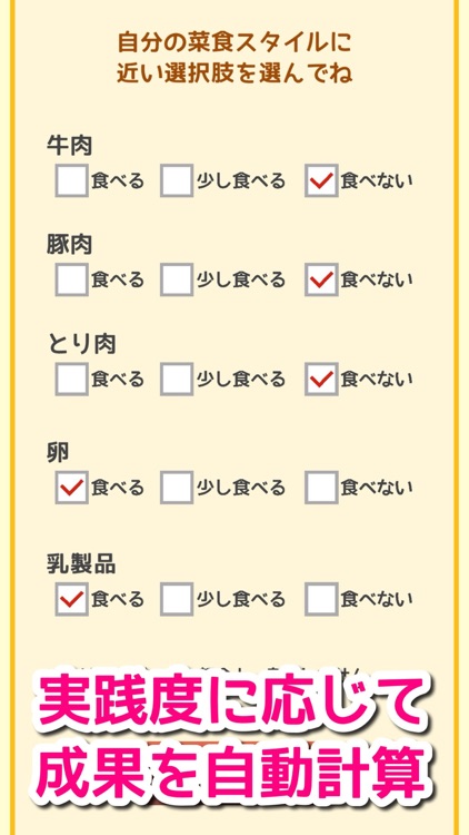 ヴィーガン成果カウンター - べじたん
