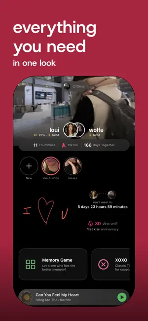 Thumbkiss: Couple Touch iPhone screenshot 5