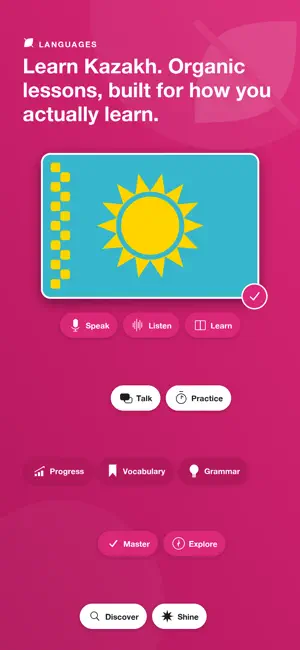 Learn Kazakh - LingoBloom screenshot 1