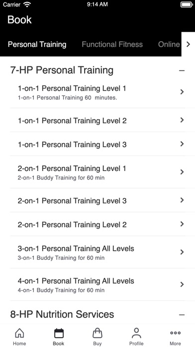 Vo2max Health and Performance Screenshot
