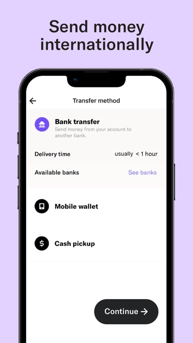 MAJORITY: Mobile banking Screenshot