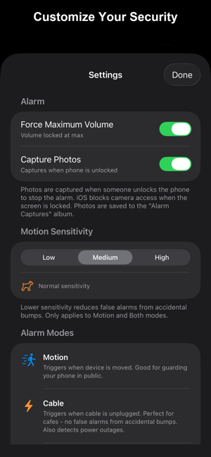 iSafeCharge+ Screenshot