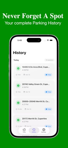 SpotClock - Parking Timer iPhone screenshot