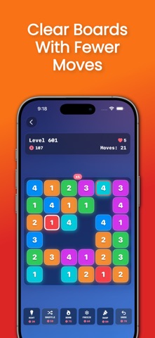 Color Number Match iPhone screenshot