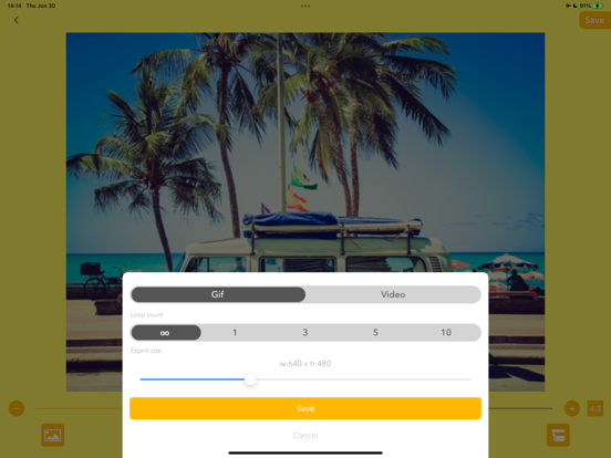 Screenshot #5 pour GifMov - Gif Maker
