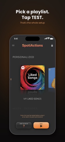 SpotiActions のスクリーンショット