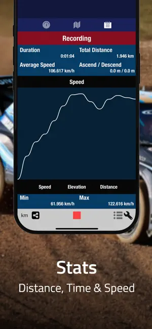 GeoLogger - GPS Speedometer screenshot 3