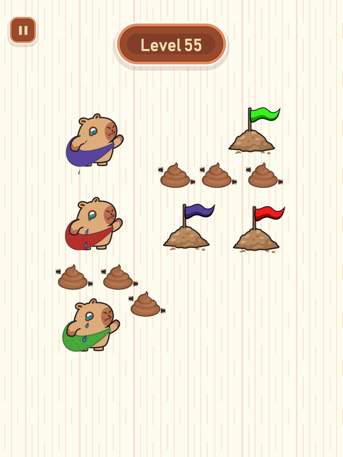 Capy Rush Race  Draw Puzzle