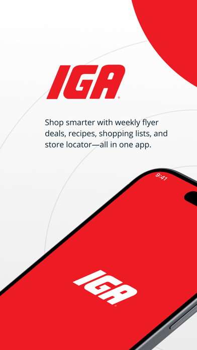 IGA: Grocery & rewards iPhone screenshot 1