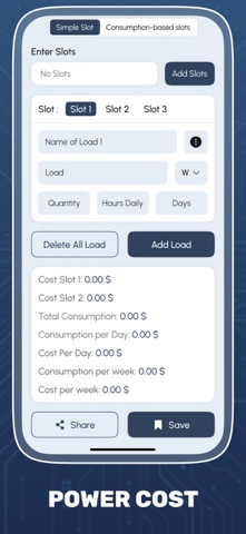 Power Cost Calculator Screenshot 2 of 5