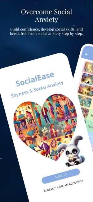 SocialEase - Social Anxiety screenshot 1