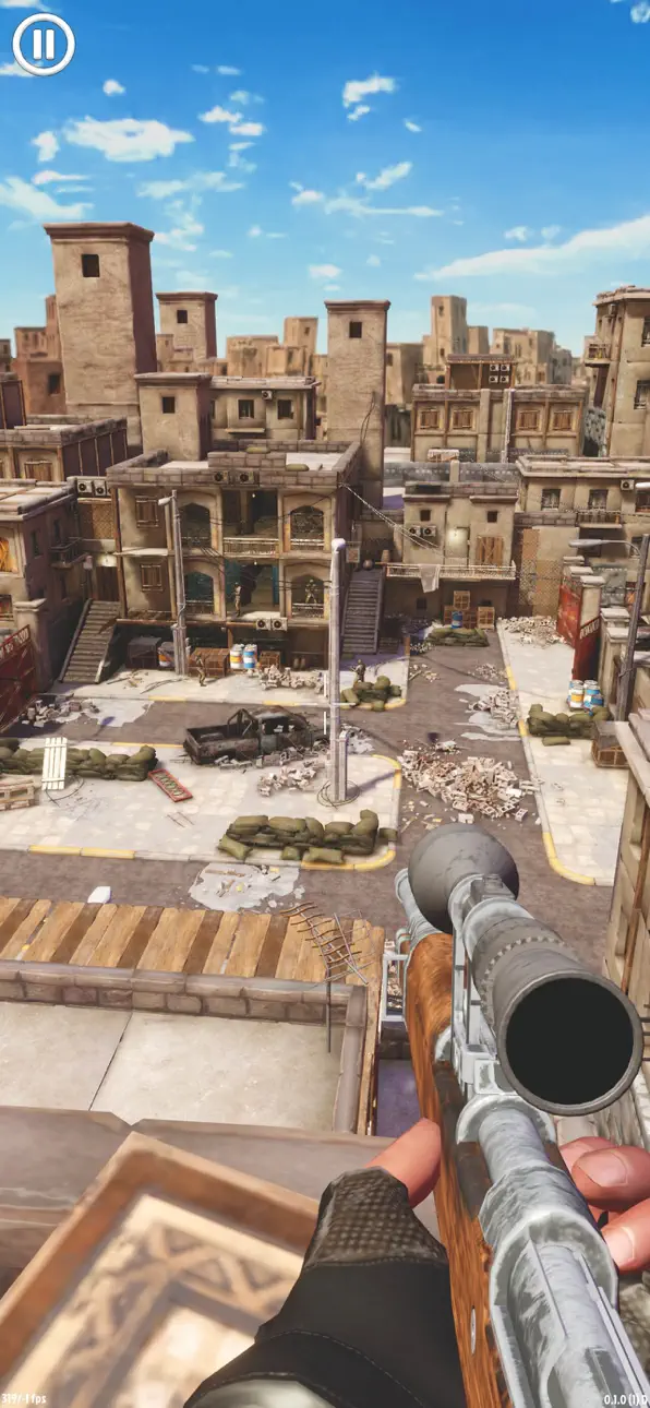 Ghost Sniper: War FPS Shooter iOS Mod IPA screenshot 6 - iOS game interface