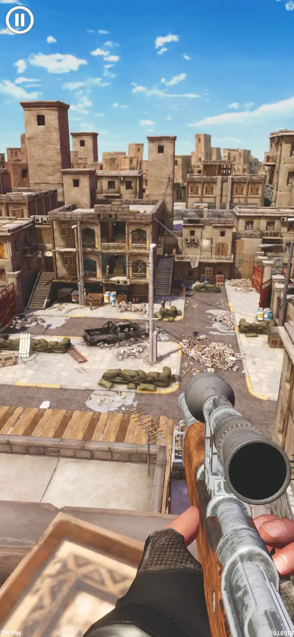 Ghost Sniper: War FPS Shooter iOS Mod IPA screenshot 6 - iOS game interface
