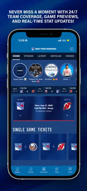 New York Rangers Official App screenshot 3