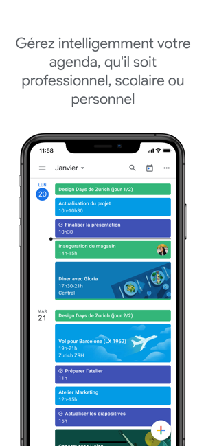 ‎Google Agenda : Organisez-vous Capture d'écran