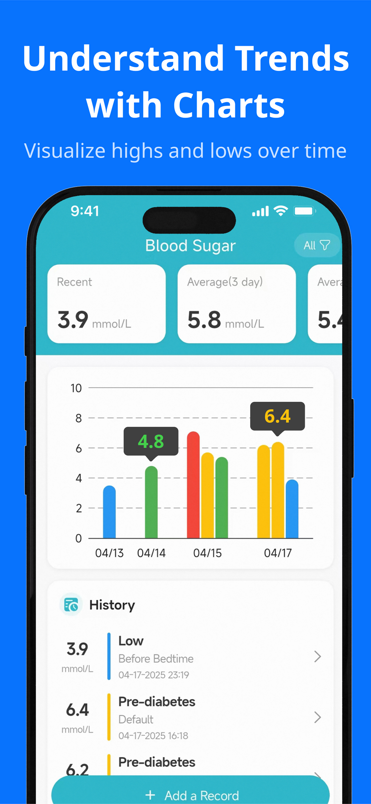 Blood Sugar & Glucose Tracker screenshot 3