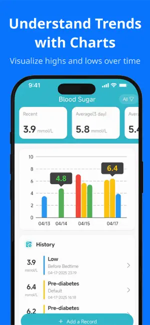 Blood Sugar & Glucose Tracker screenshot 3