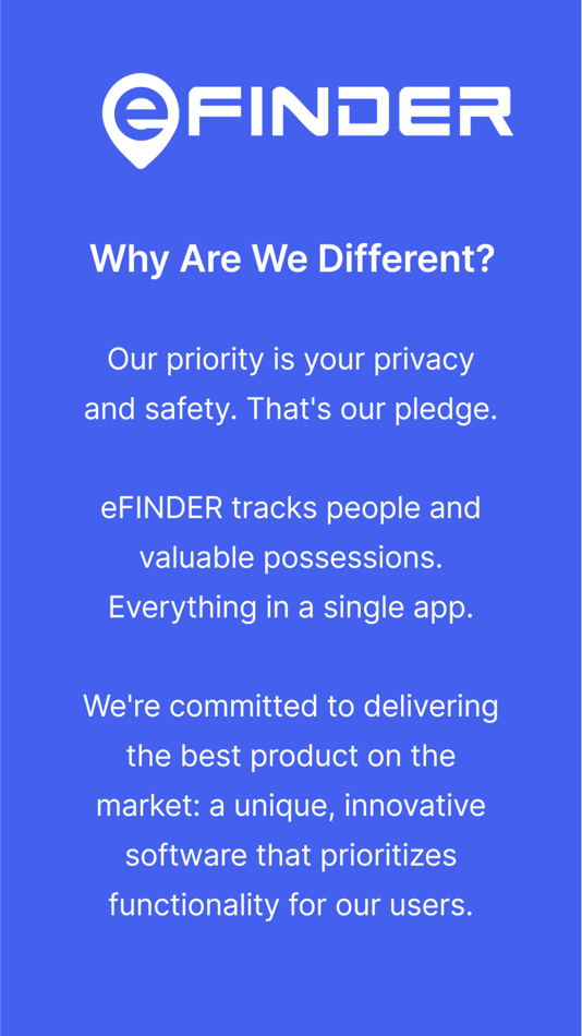 #9. eFINDER Safe Track (iOS) Podle: IOT WHOLESALE
