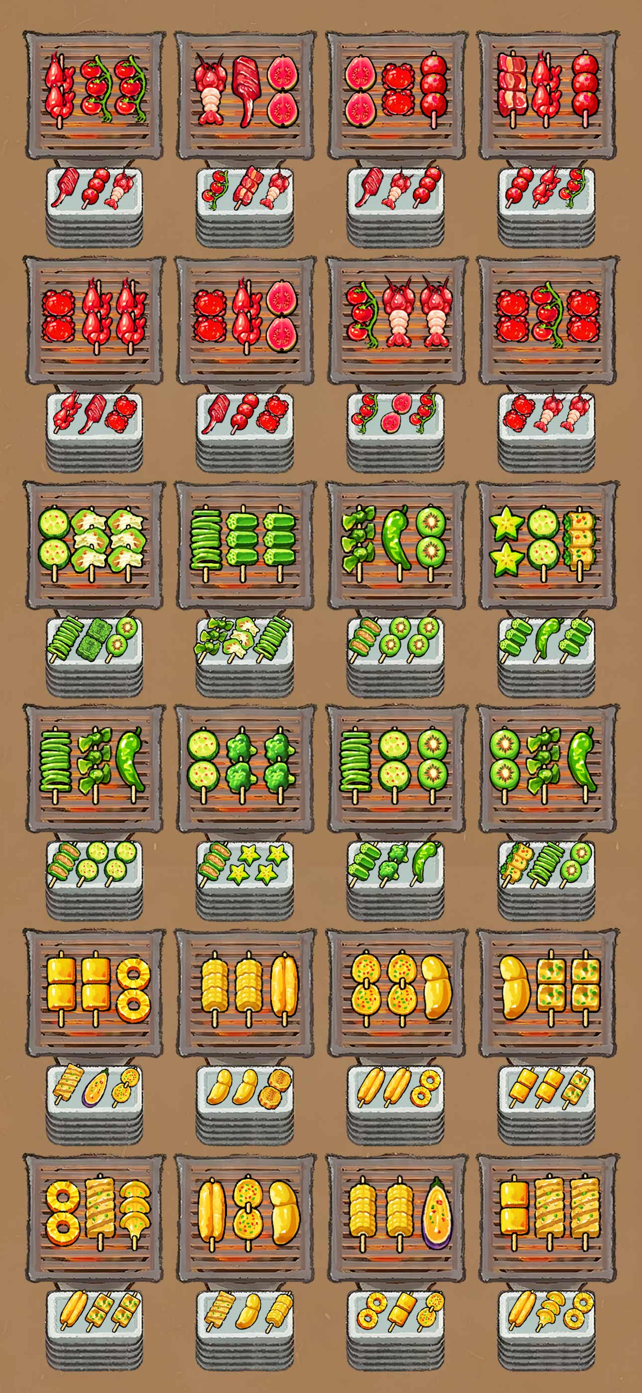 Grill Match: BBQ Food Sorting screenshot 5