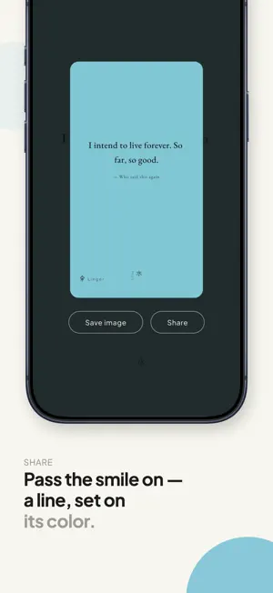 Linger: A Witty Line a Day screenshot 4