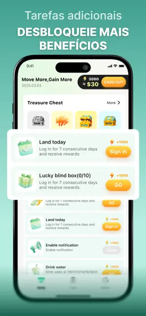 GaintPay: Move & Earn Coins iPhone screenshot 3