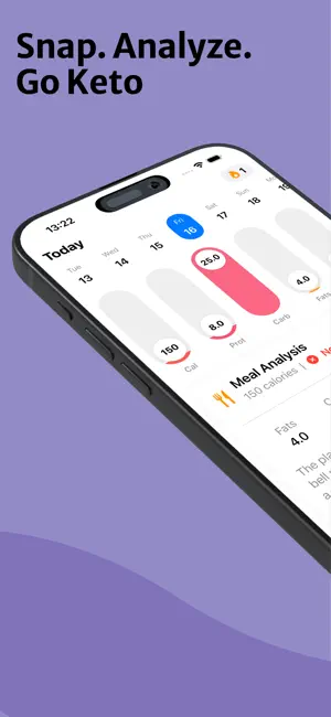 Keto Meal Tracker - Ketone AI screenshot 1