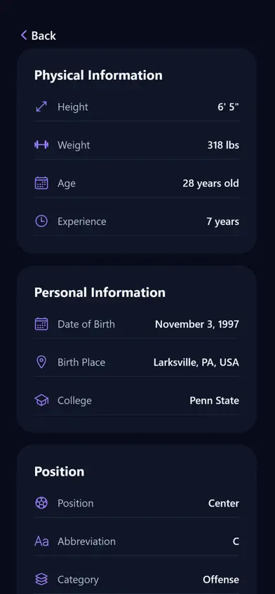Dofu Dark: Live Sports Stats screenshot 4
