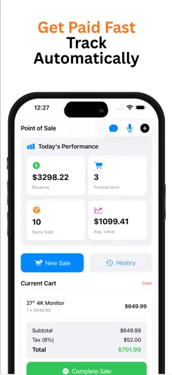 Capture d'écran de Invoice Manager sur iPhone 6