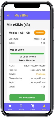 Moviliza+ iPhone screenshot