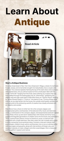 Antique Identifier By Snap iPhone screenshot