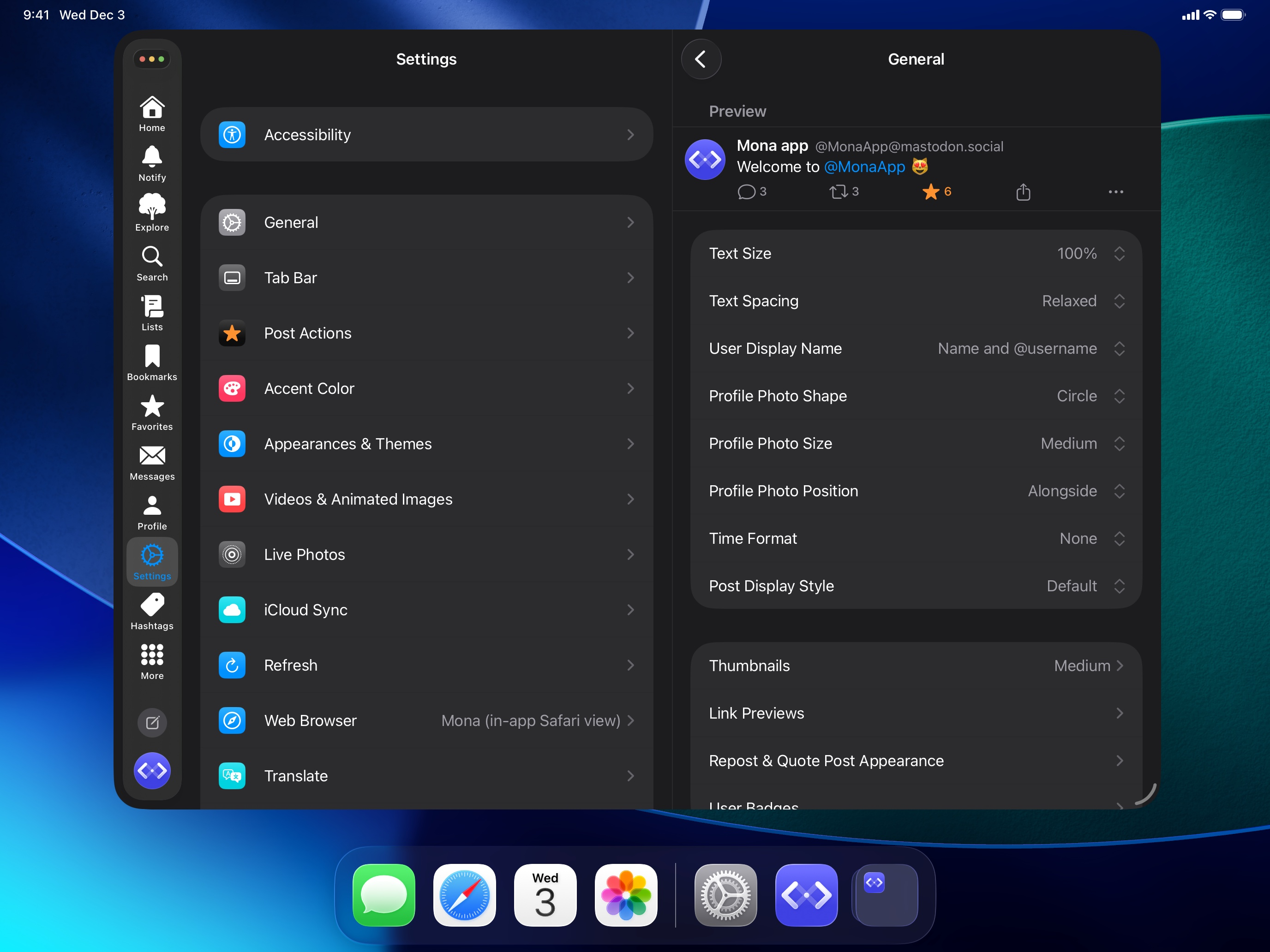 Mona 7 for Mastodon screenshot 11