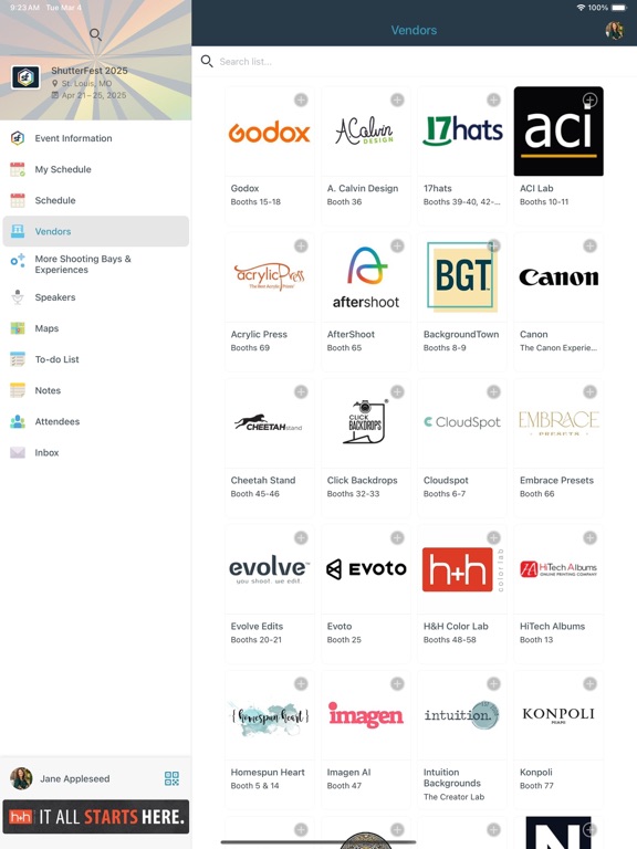 ShutterFest iPad screenshot 2 - Business app