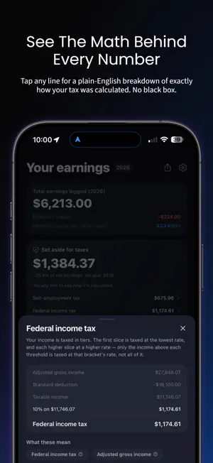 SetAsideTracker: Gig Taxes screenshot 2