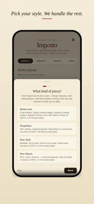 Impasto: Pizza Dough Planner screenshot 3