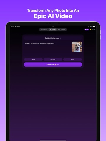AI Video Studio - ASMR & Sound iPad screenshot