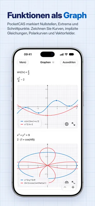 PocketCAS Mathematik-Rechner screenshot 1 of 10
