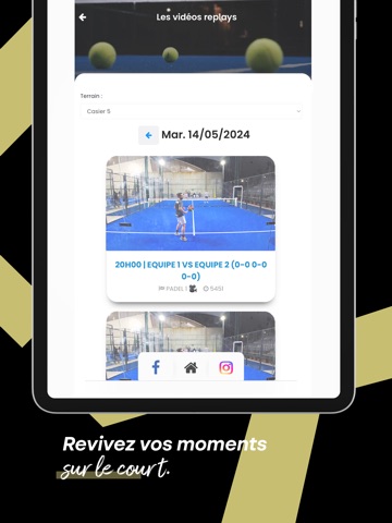SQUADRA Padel iPad screenshot